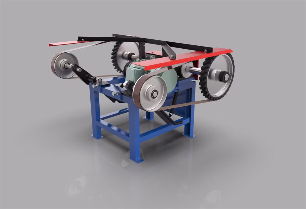 Belt grinding machine